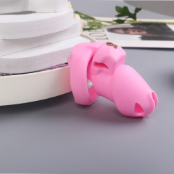 CockLock Cage de Chasteté Flexty S 9 x 3.5cm Rose